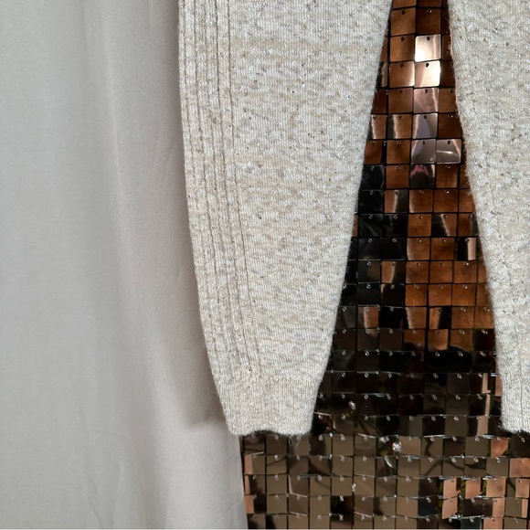 Heartloon Jaya Soft Knit Sweater Style Jogger Pants Neutral Tan Cream Size Small - Picture 9 of 11